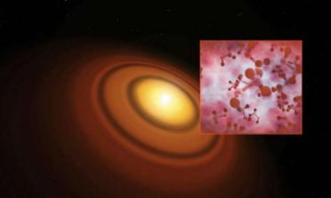 Methanol detected for first time around young star