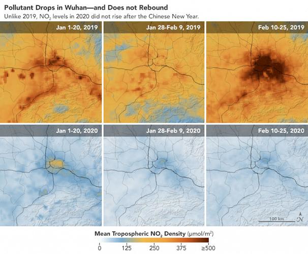 NASA Earth Observatory/ Joshua Stevens / Copernicus Sentinel 5