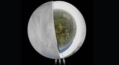 Luna Encelado de Saturno oc�ano interior