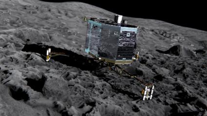 philae on the comet