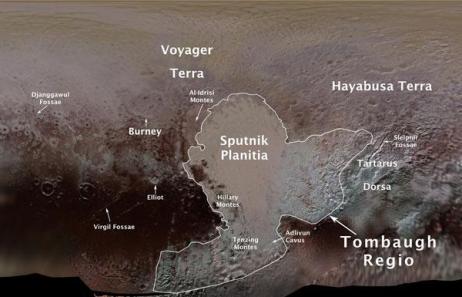 Pluto map